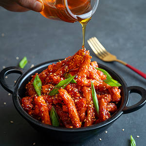Honey Chilli Potatoes
