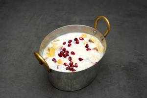 Fruit curd rice