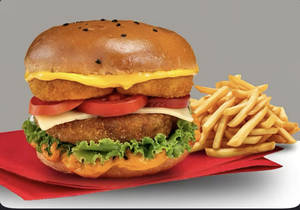 Big Smoke Veg Burger (served With Fries)