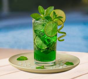 Green Mint Mojito Mocktail