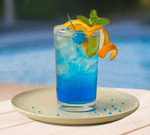 Blue Curacao Mocktail