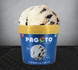 Pagoto Cookie & Cream Ice Cream [500 Ml]
