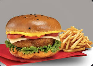 Classic Veggie Burger (served With Fries)