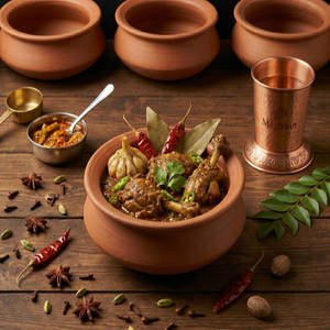 Champaran Chicken In Handi
