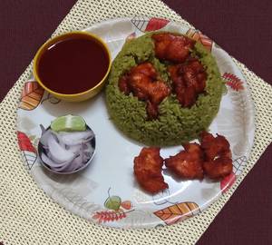 Chicken Biryani Rice Chicken 65 6 piece