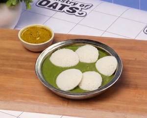 Protein Idlis With Spinach Chutney (20g+ Protein)