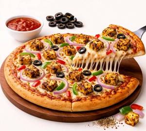 Paneer Tikka Pan Pizza