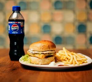 Paneer Burger Combo