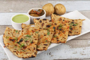 Aloo Achari Paratha