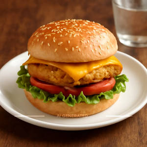 Veg Paneer Cheese Burger