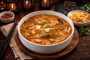 Hit And Run Special Chicken Hot & Sour Soup