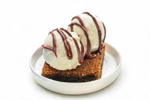 Nutella Cookie Slab Ice Cream Sundae