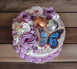 Blueberry Vanilla Cake [500 Grams]