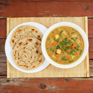 Parota with Veg Kuruma