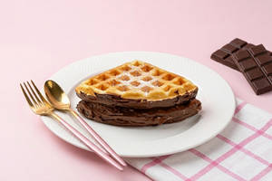 BELGIAN MILK  CHOCOLATE WAFFLE