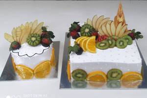 Fresh fruit cake (1 kg)