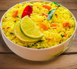 Lemon Rice With Vada 2Pcs