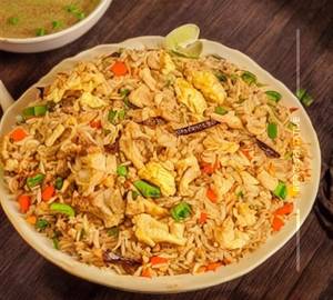 Double egg chicken fried rice