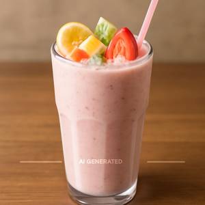 Mixed Fruit Milk Shake