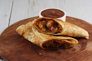 Paneer Lasooni Tikka Roll