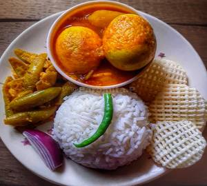 Bengali Egg Thali