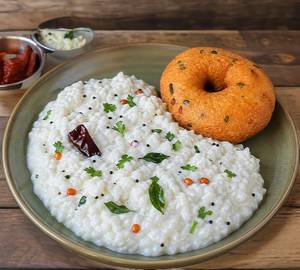 Curd Rice With Vada 2Pcs