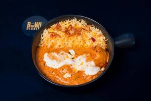 Biryani Rice With Chicken Makhani