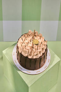 Belgian Chocolate Caramel Cake Slice