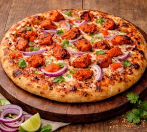 Tandoori chicken pizza