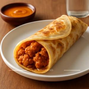 Butter Chicken Roll.