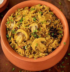 Tandoori Mushroom Biryani