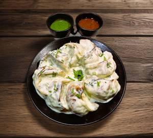 Afgani Cheese Corn Momos 8 Pieces
