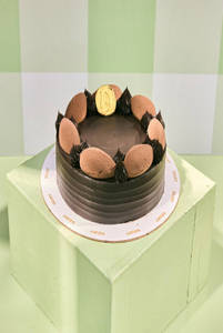 Eggless Chocolate Truffle Slice