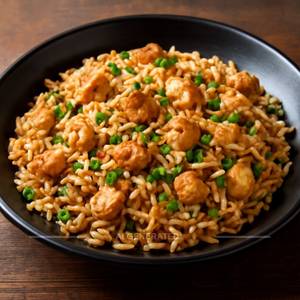 Chicken Garlic and Onion Fried Rice