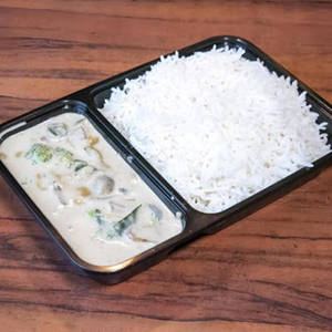 Vegetable Thai Green Curry Combo