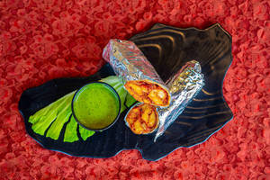 Soya Chaap Rumali Roll