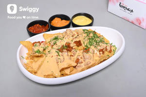 Nachos Topped With Kidney Beans