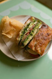 Classic Caprese Tuscan Sandwich