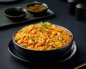 Chicken Schezwan Combination Rice