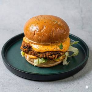 Spinach & Cottage Cheese Burger