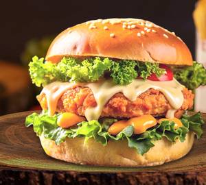 Chicken cheese burger