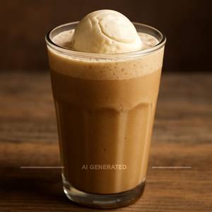 Cold Coffee With Vanilla Ice Cream