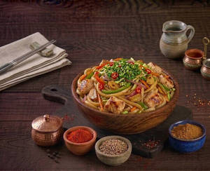 Udon Chicken Pan Fried Noodles