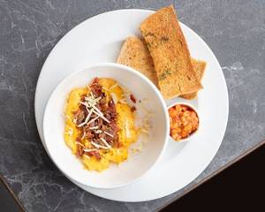 Cheesy Bacon Scramble