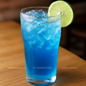 Blue Lagoon Mocktail