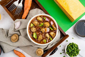 Mushroom Chilly Gravy