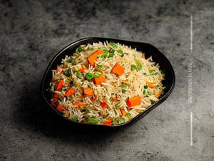 Veg Burnt Garlic Fried Rice