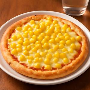 7" Cheese Corn Pizza