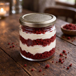 Red Velvet Jar Cake