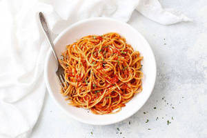 Non Veg Double Cheese Spaghetti Arrabbiata Sauce